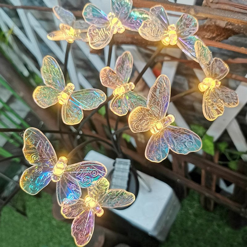 Decorative LED Fiber Optic Flower Stakes Bouquet
