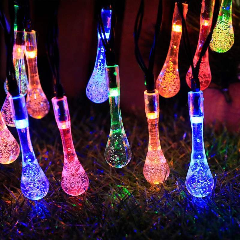 Globe LED String Lights With Waterproof Copper Wire And Textured Clear Bulbs