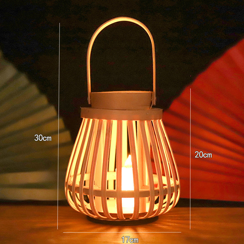 Handmade Lantern Made Of Natural Materials