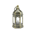 Moroccan Style Hexagonal Metal LED Lantern