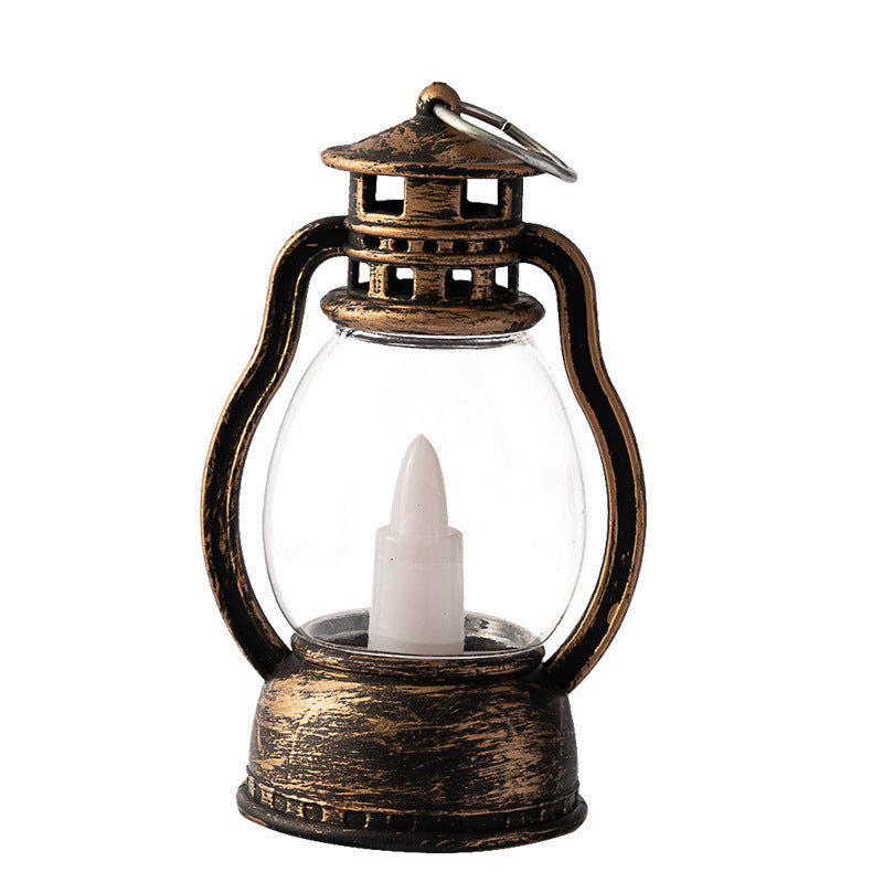 Decorative LED Vintage-Style Mini Lantern Tealight Candle Holder
