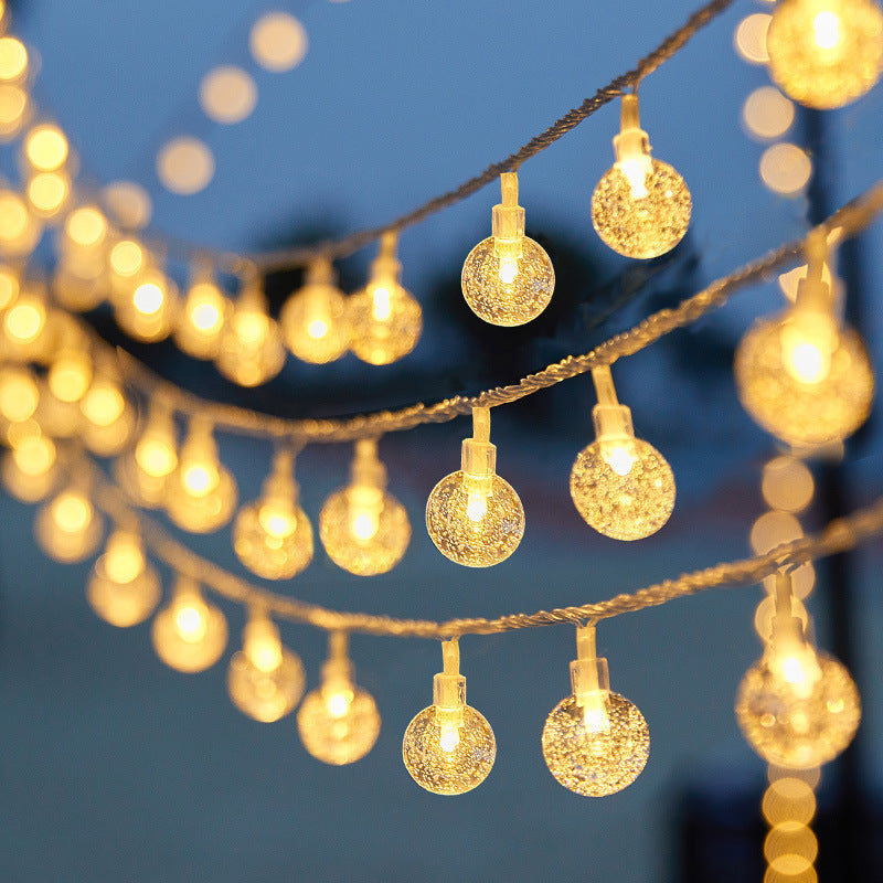 Decorative Snowflake LED String Lights Battery Powered Indoor Outdoor Fairy