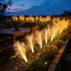 Decorative Fiber Optic Solar Garden Stake Lights