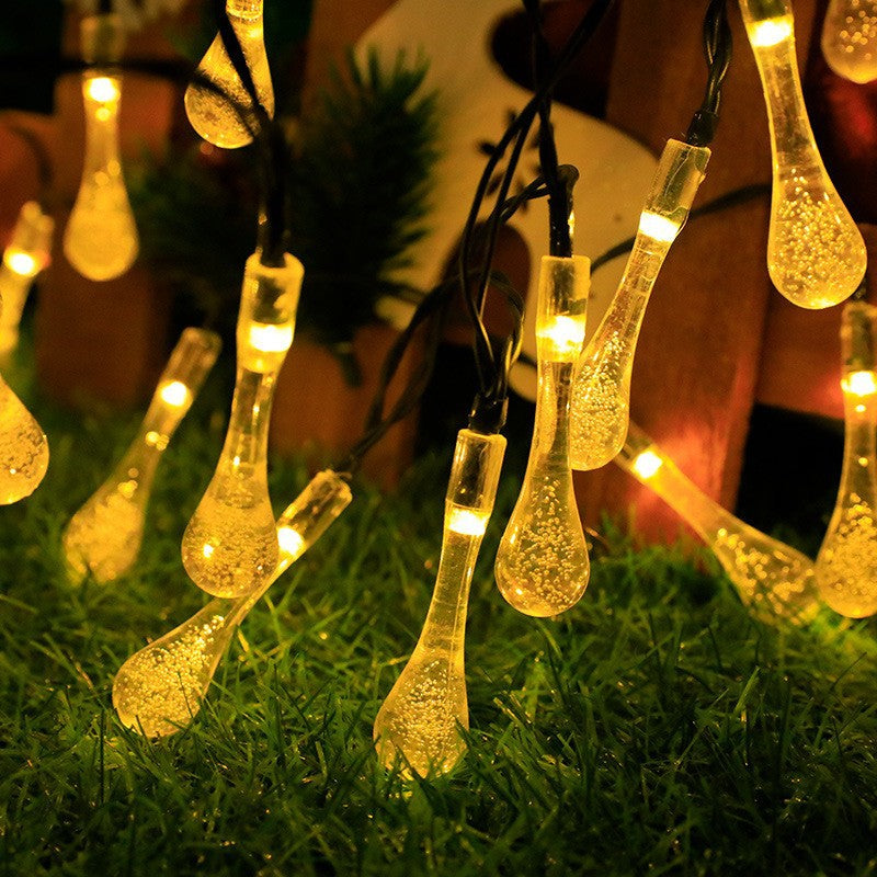 Globe LED String Lights With Waterproof Copper Wire And Textured Clear Bulbs