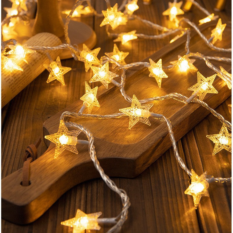 Globe LED String Lights With Waterproof Copper Wire And Textured Clear Bulbs