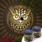 Decorative Solar RGB Mandala Projection Wall And Stake Garden Light