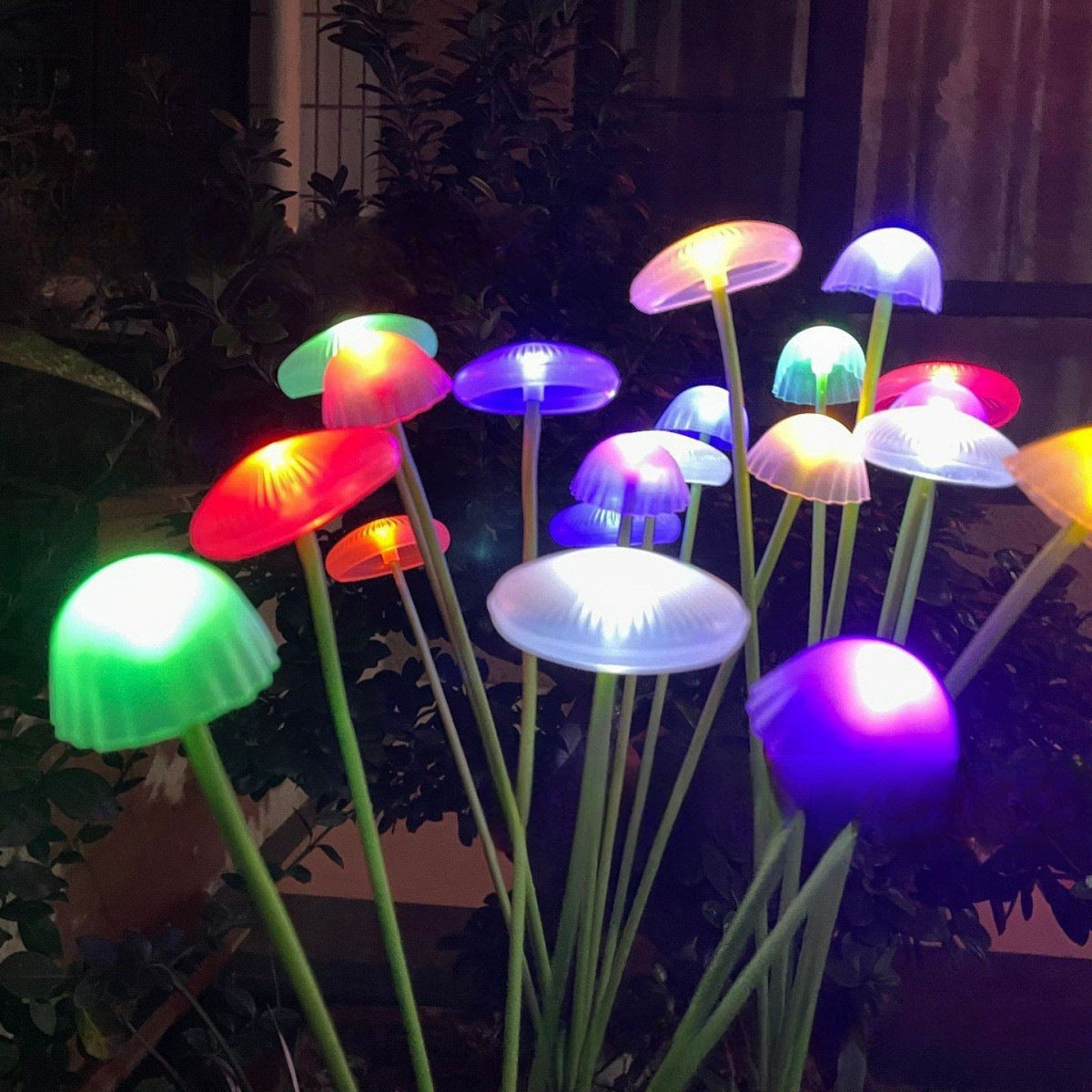 Decorative LED Fiber Optic Flower Stakes Bouquet