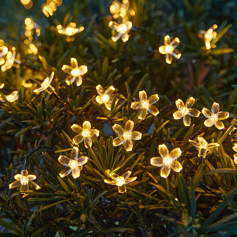 Decorative Snowflake LED String Lights Battery Powered Indoor Outdoor Fairy