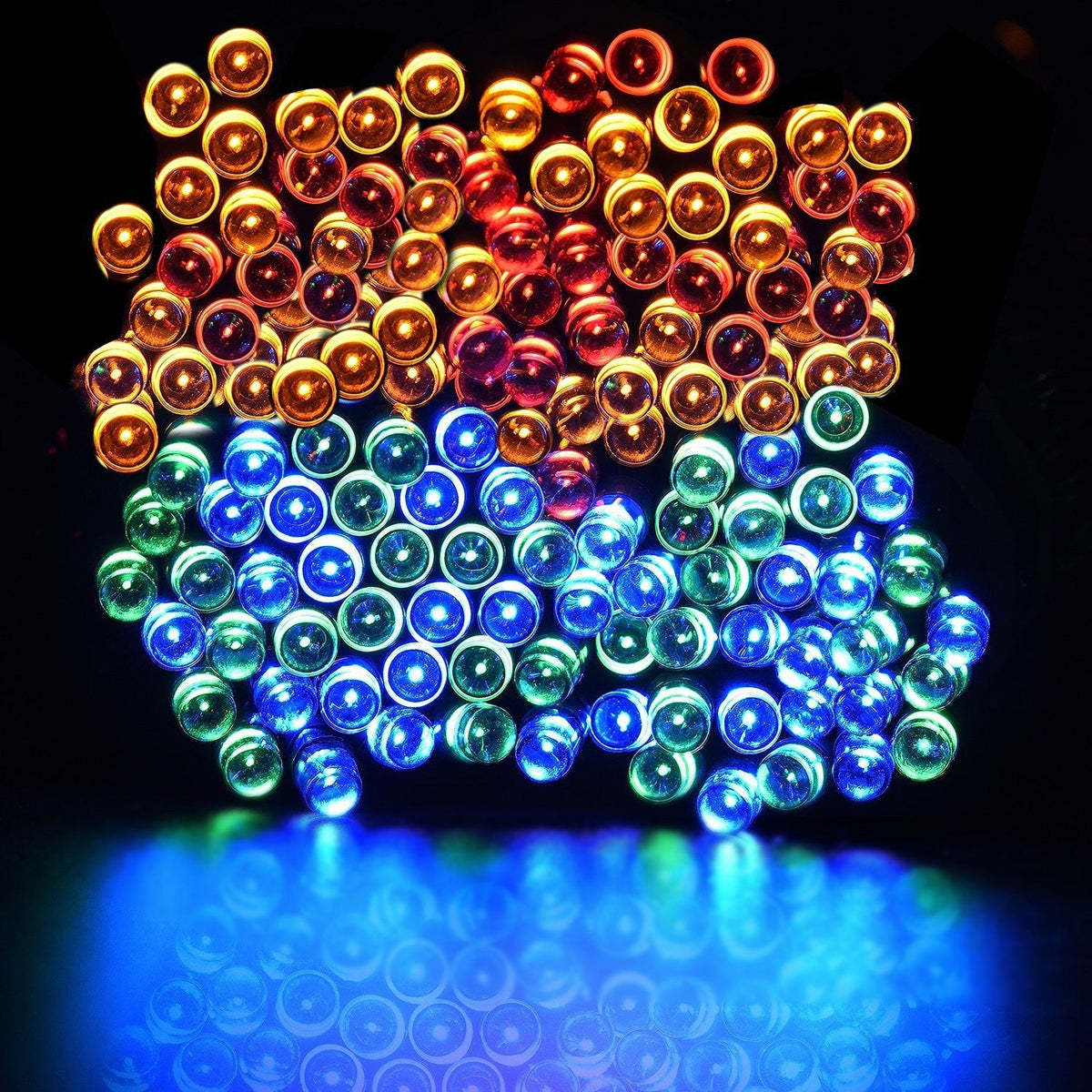 Globe LED String Lights With Waterproof Copper Wire And Textured Clear Bulbs