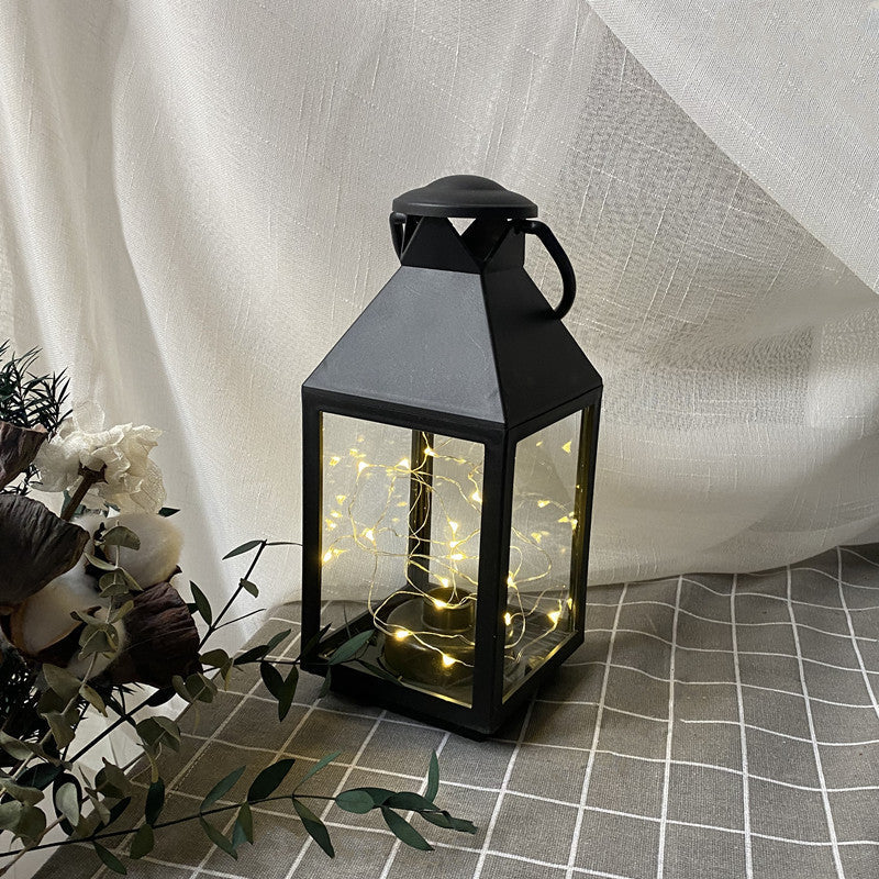 Multi-Size Metal and Glass Lantern Collection