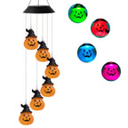 LED Solar Butterfly Wind Chime Garden Hanging Light Happy Growers