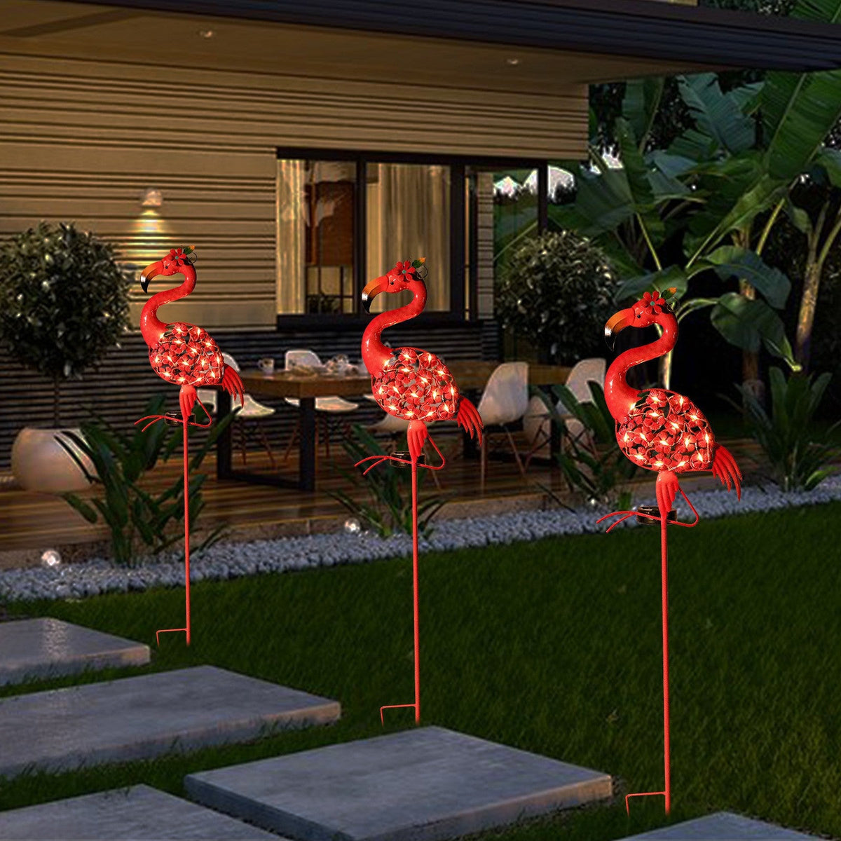 Decorative Metal Peacock Garden Stake Sculpture With Integrated LED Fairy Lights And Weatherproof Outdoor Stake
