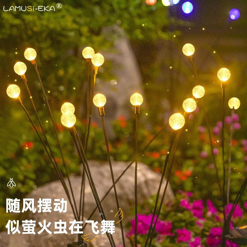 Decorative LED Fiber Optic Flower Stakes Bouquet