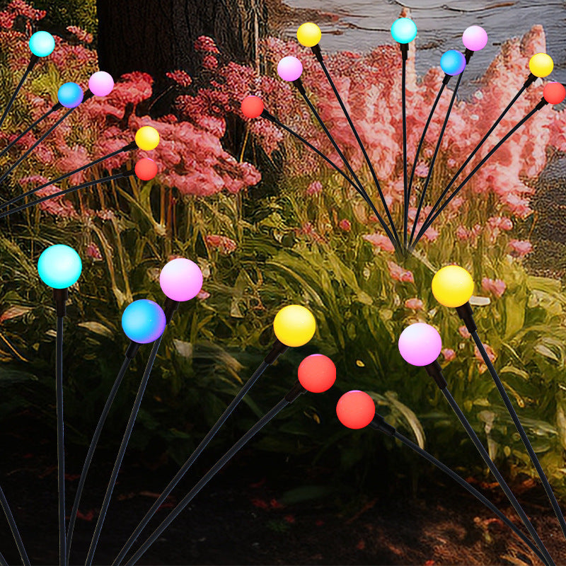Decorative LED Fiber Optic Flower Stakes Bouquet