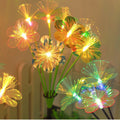 Decorative LED Fiber Optic Flower Stakes Bouquet