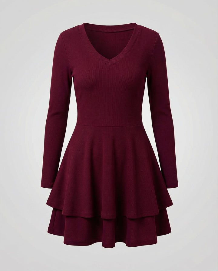 Women’s Wrap Dress Ruffles