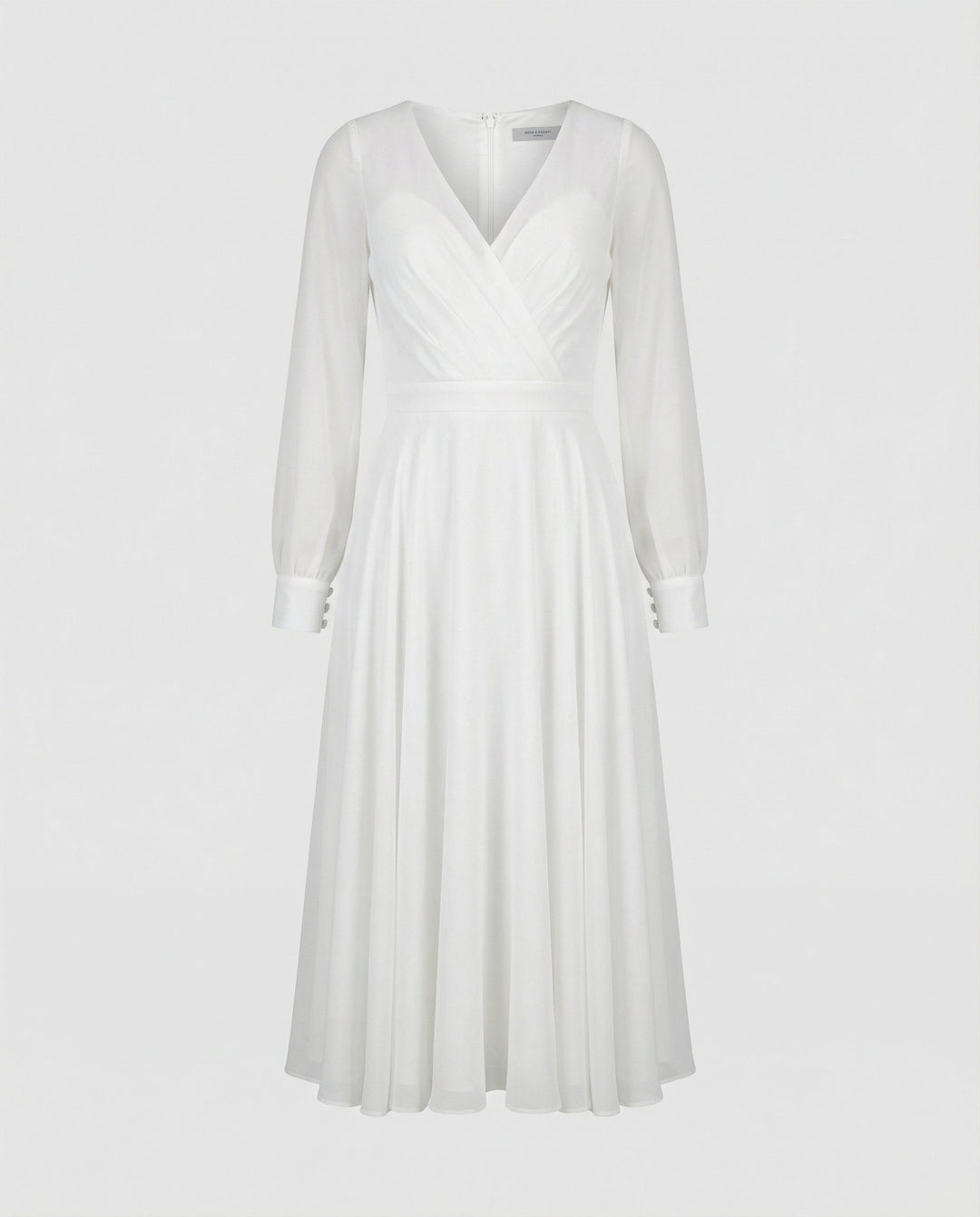 Elegant Chiffon Flatter Dress Women