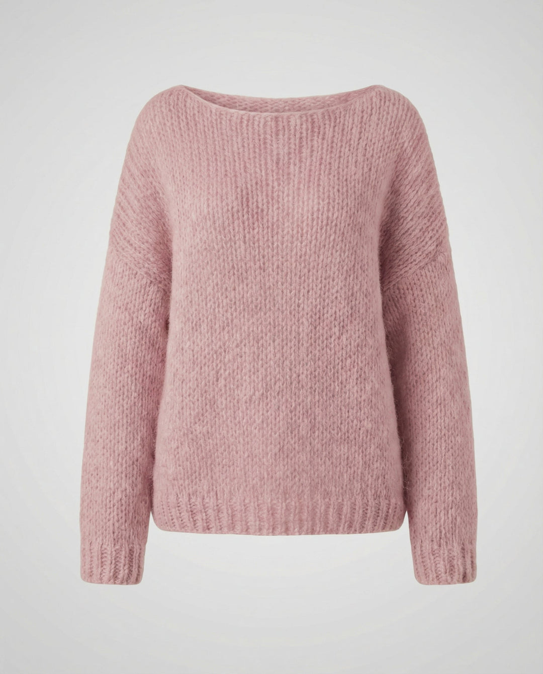 Oversized Pullover U Boat Neck