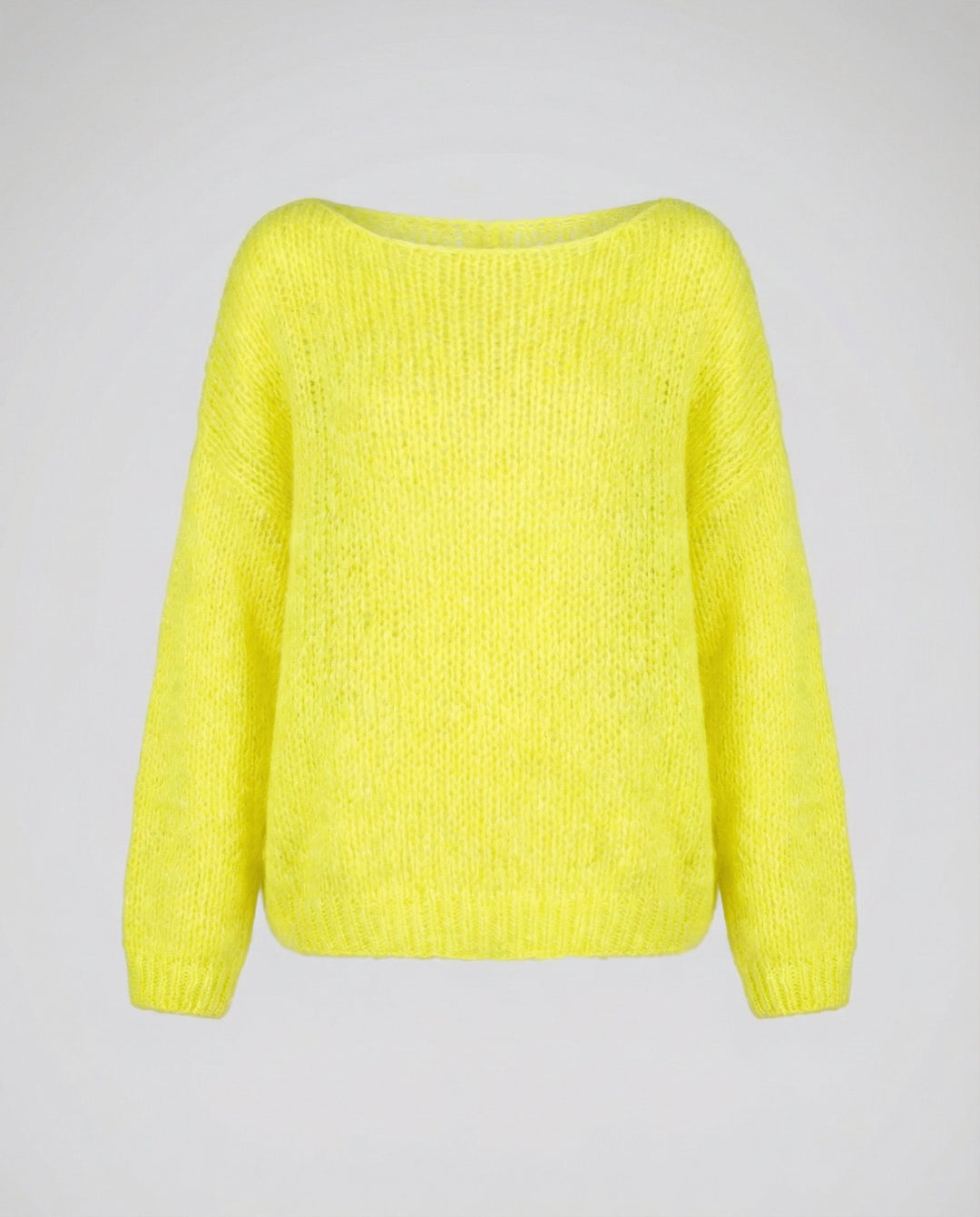 Oversized Pullover U Boat Neck