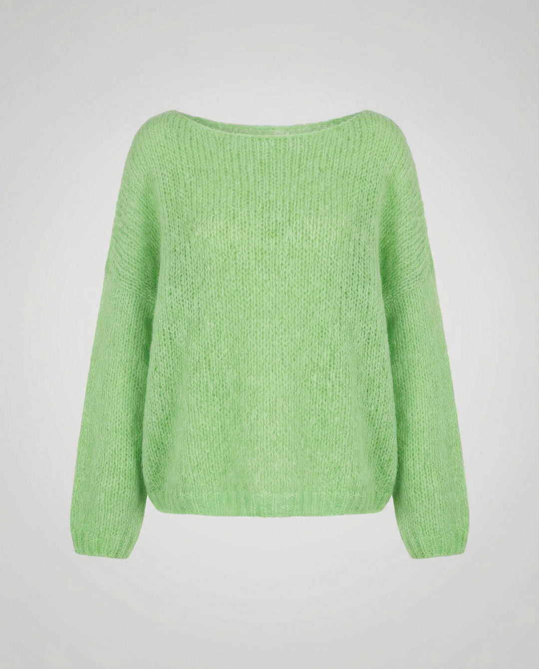 Oversized Pullover U Boat Neck