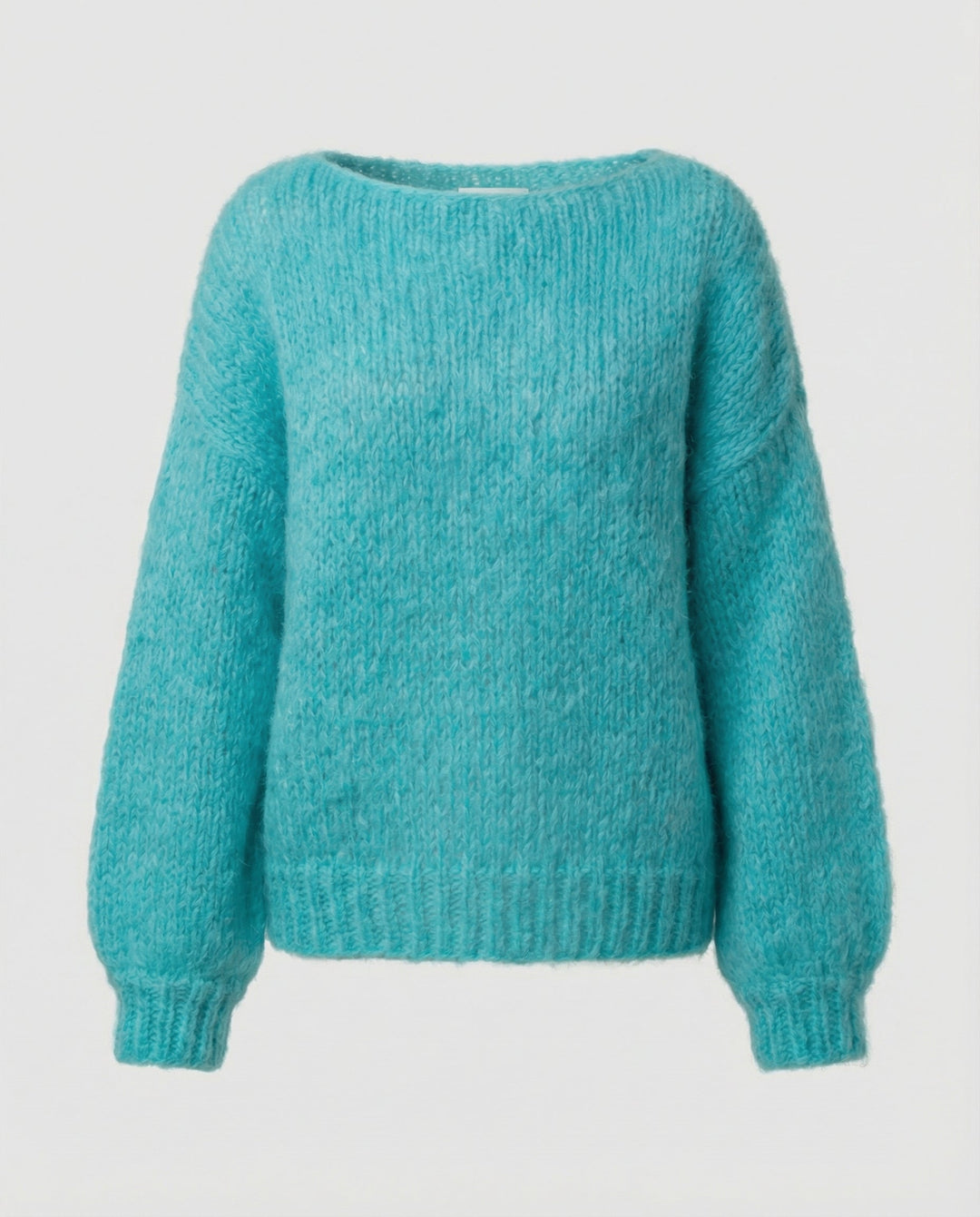 Oversized Pullover U Boat Neck