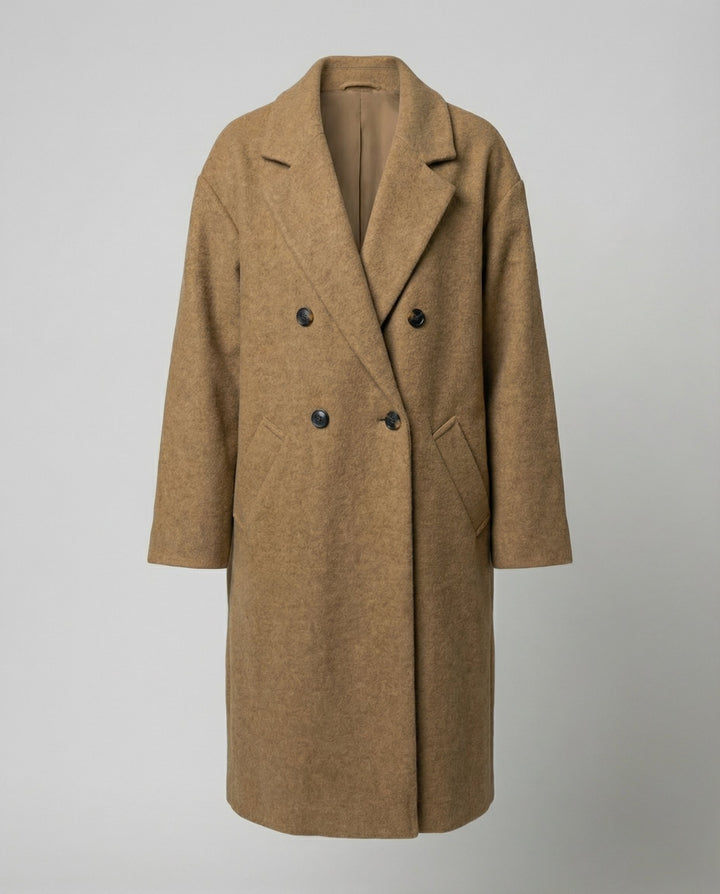 Elegant Oversized Wool Coat Women