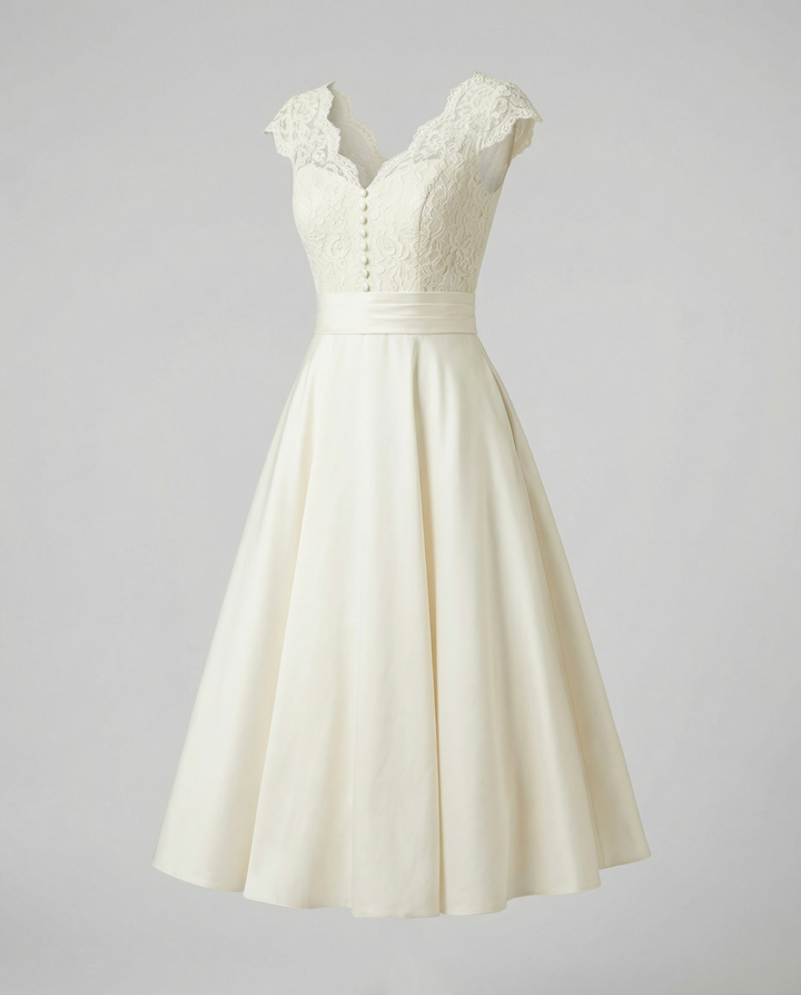 Romantic lace wedding dress