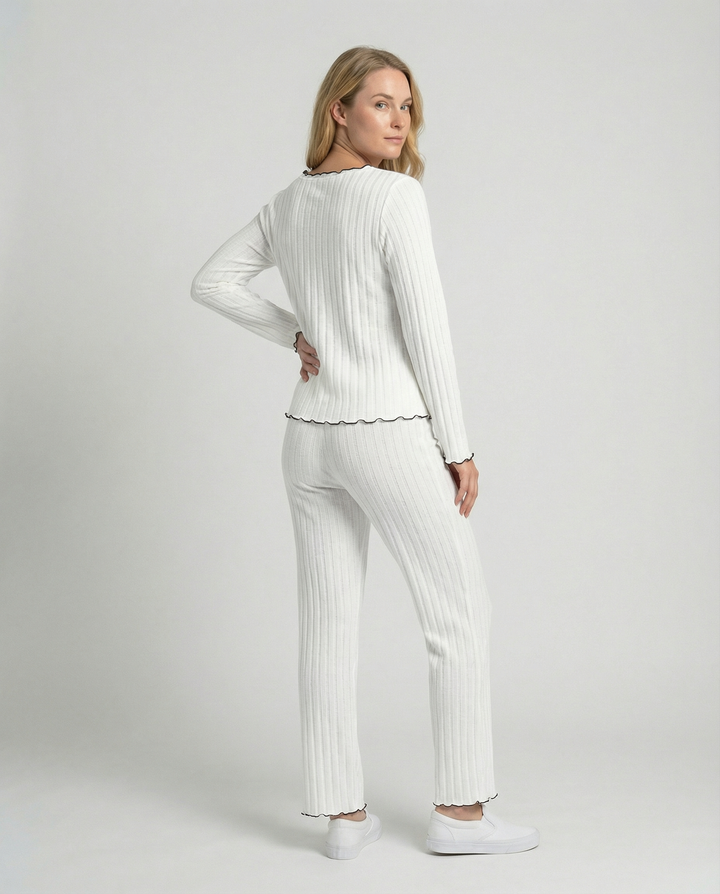 Women's Pajama Set Ruffles