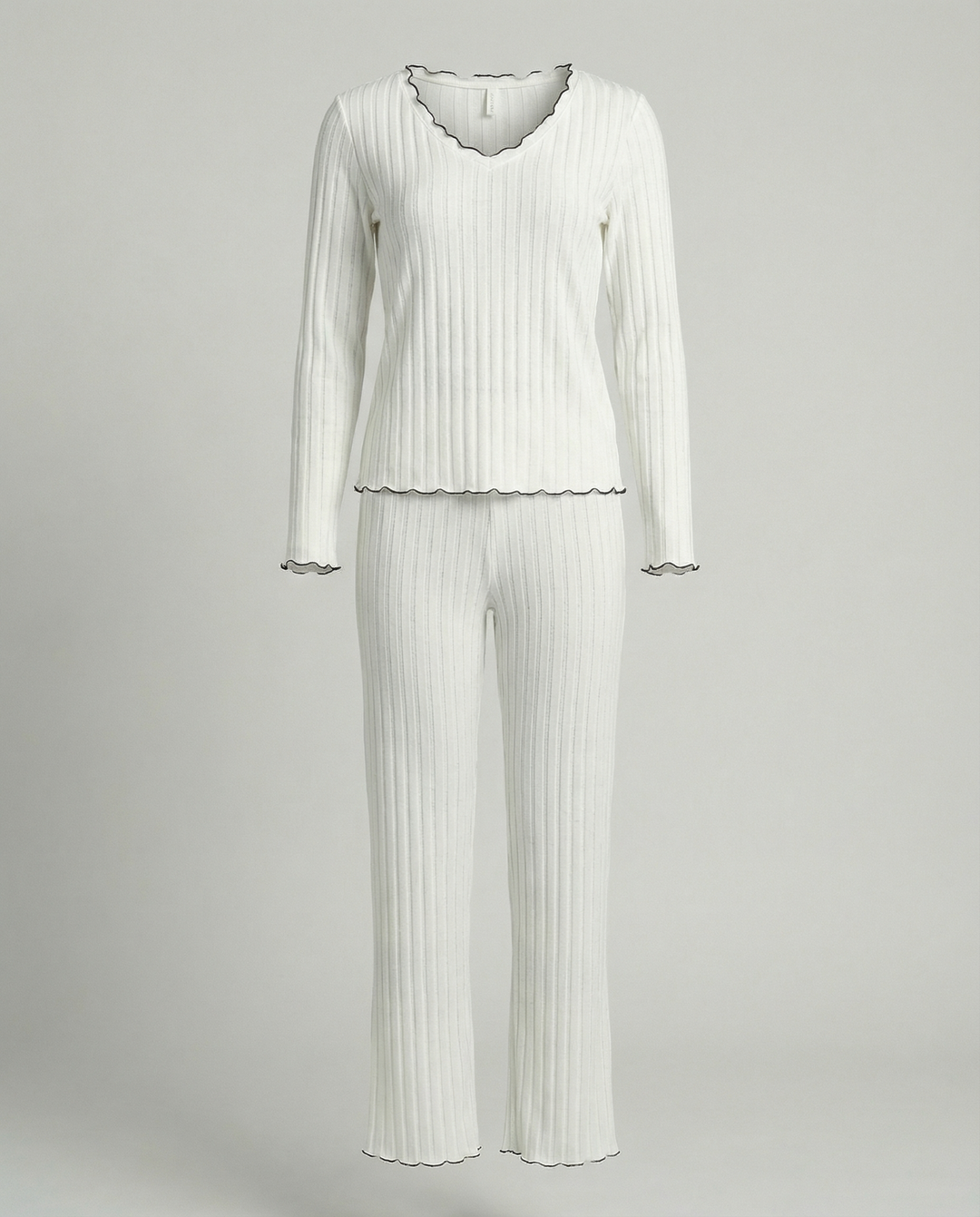Women's Pajama Set Ruffles