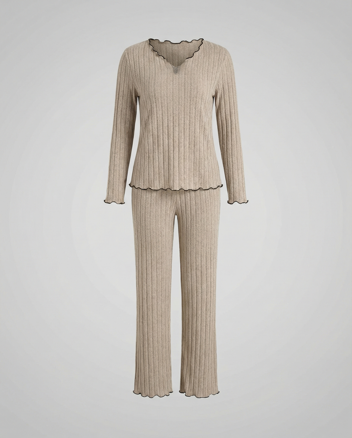 Women's Pajama Set Ruffles