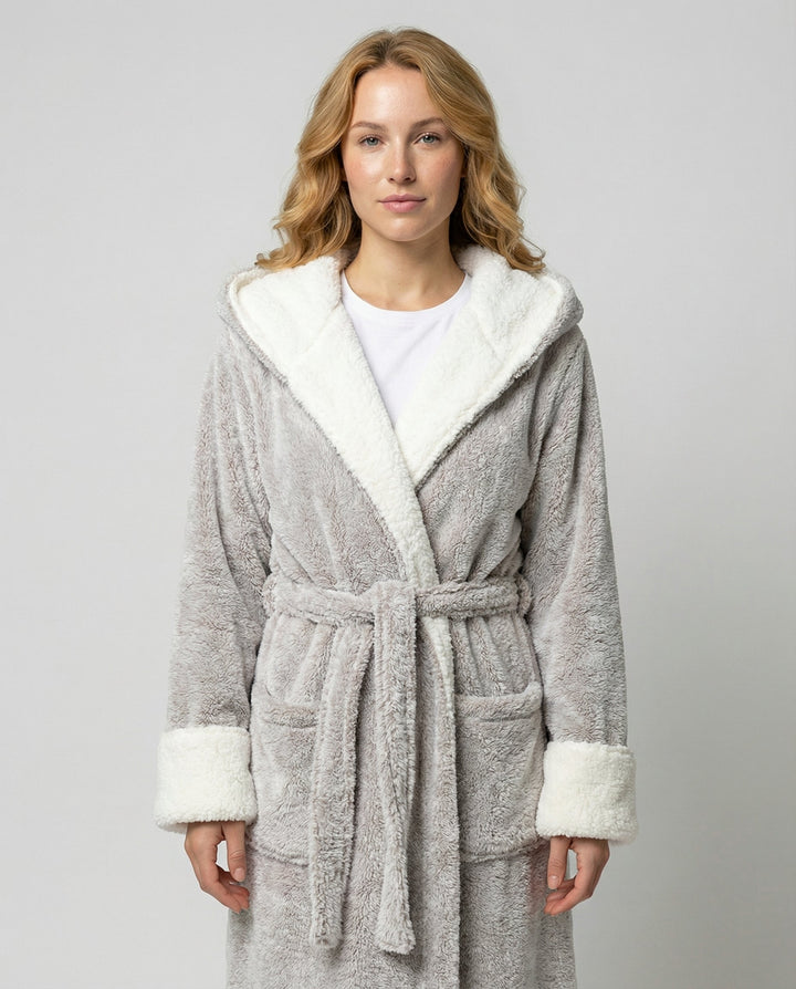 Cozy Fleece Bathrobe Women