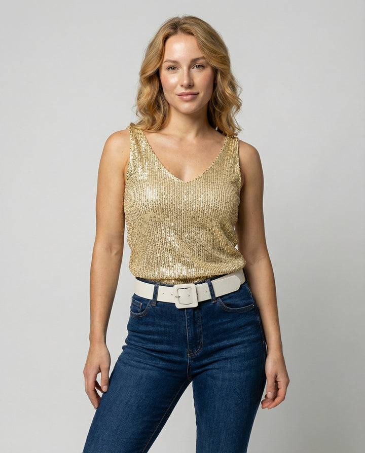 Shimmering Women's Top