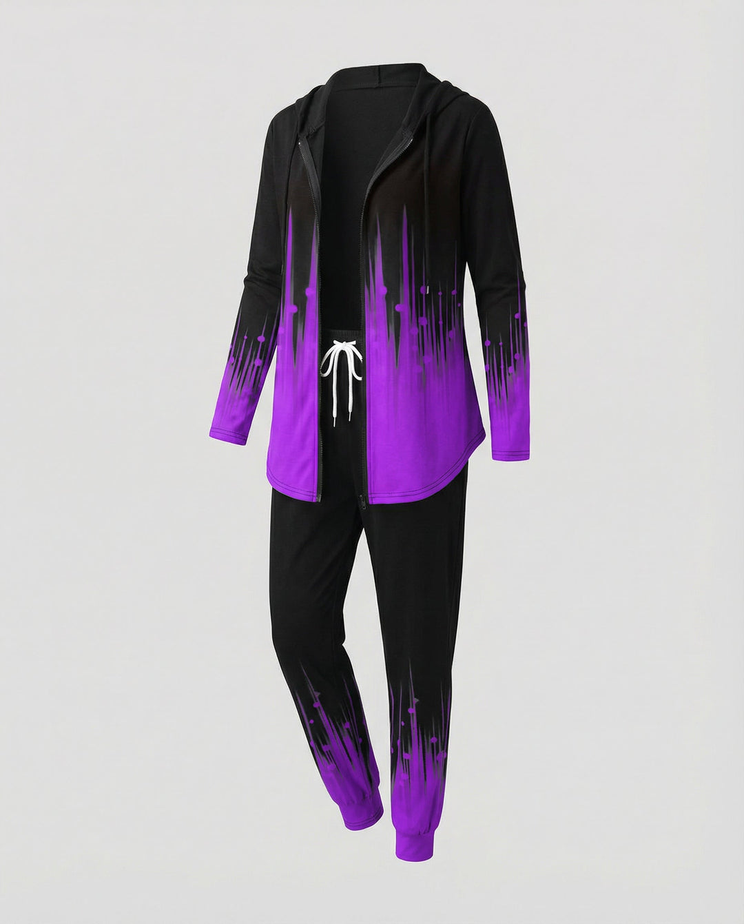 Comfortable women's gradient tracksuit