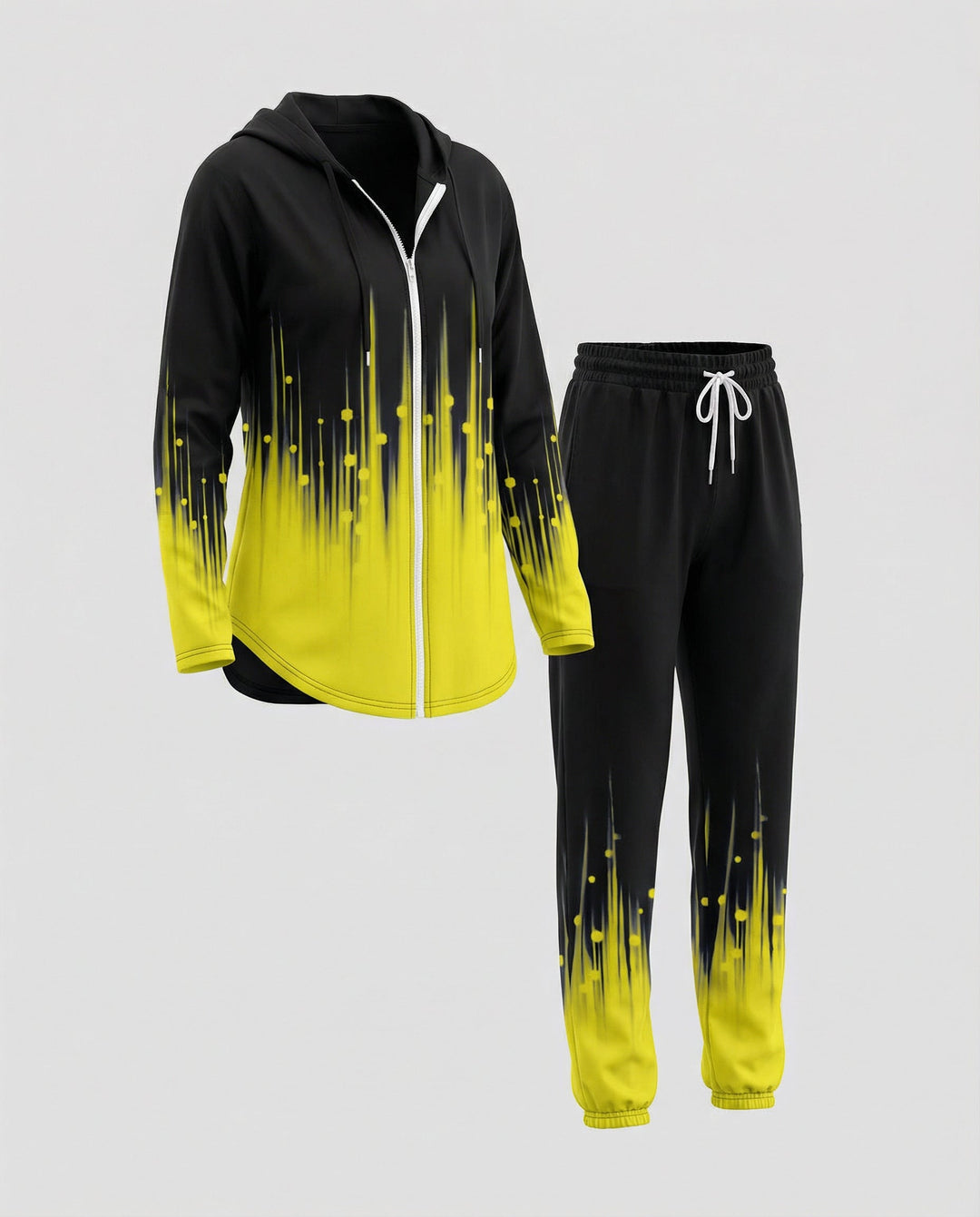 Comfortable women's gradient tracksuit