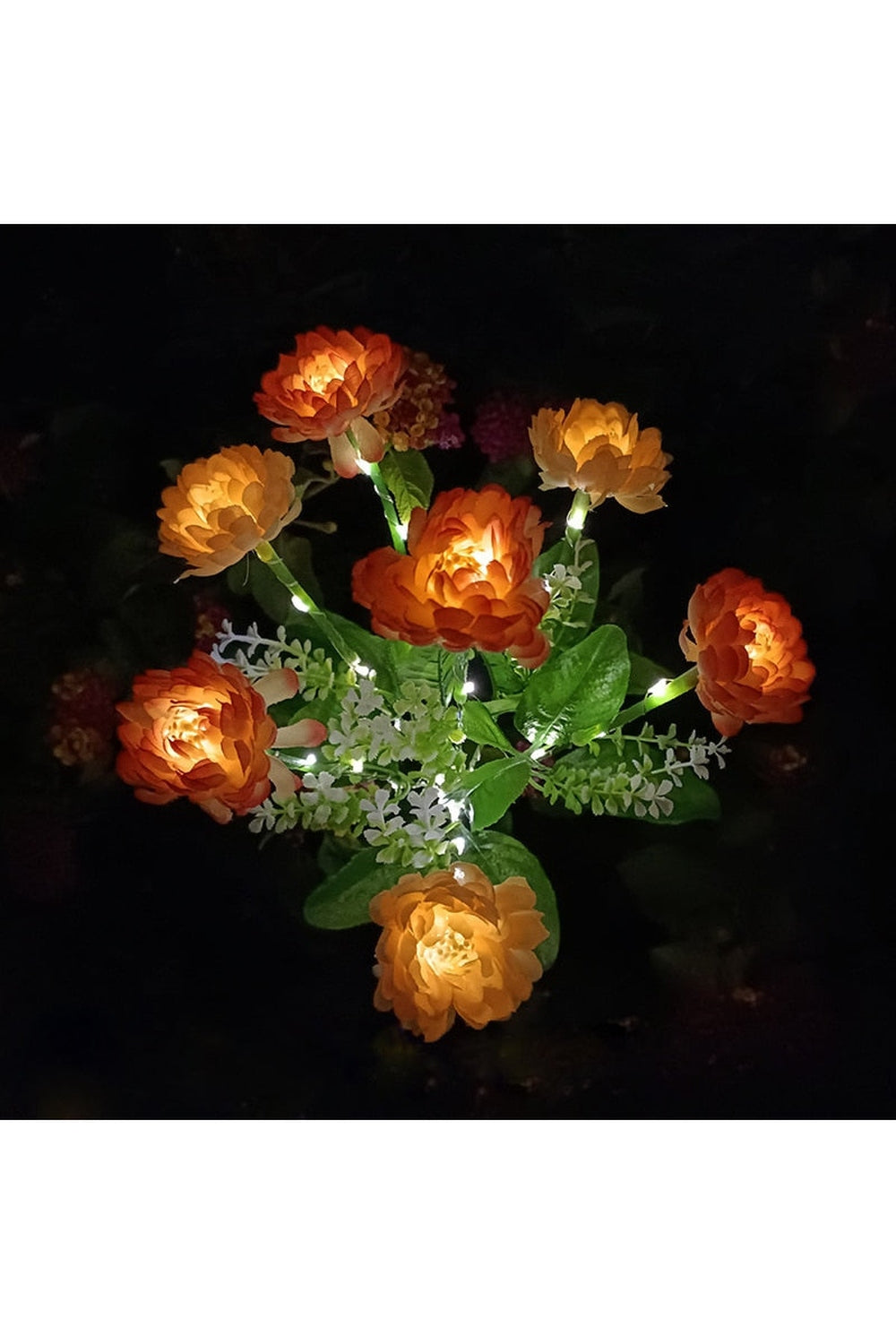 Solar LED Flower Lamp