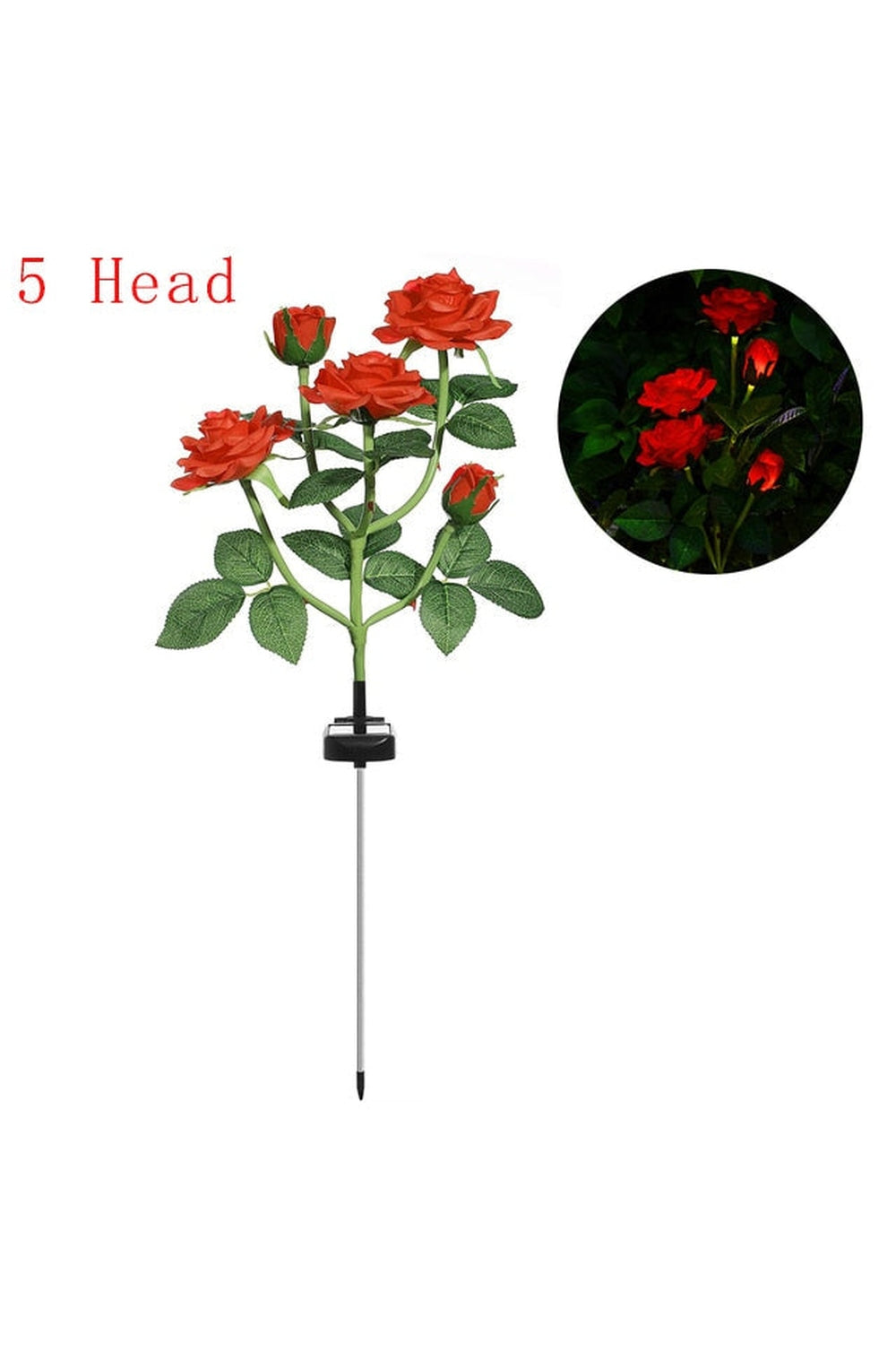 Solar LED Flower Lamp