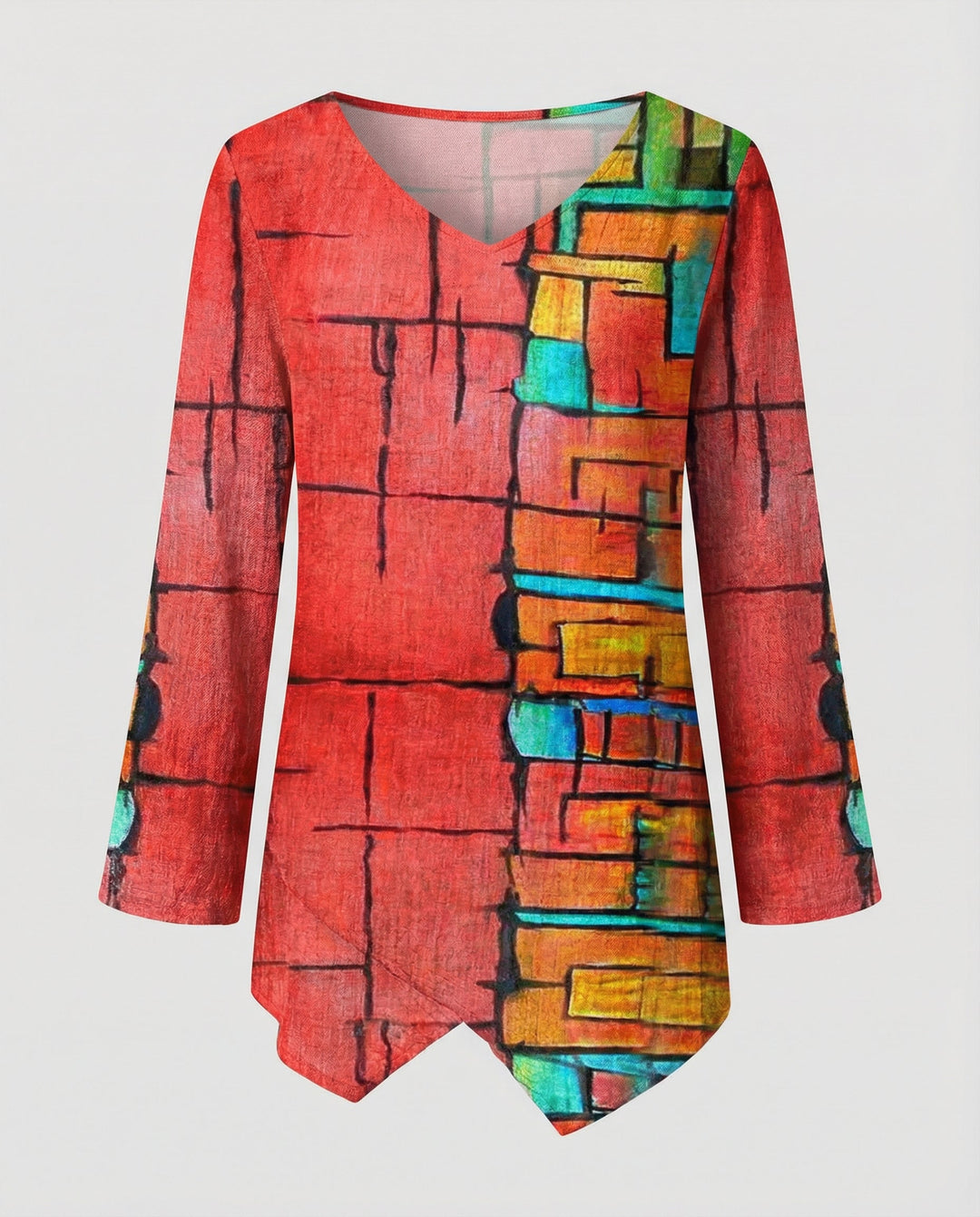 Elegant Women's V-Neck Top