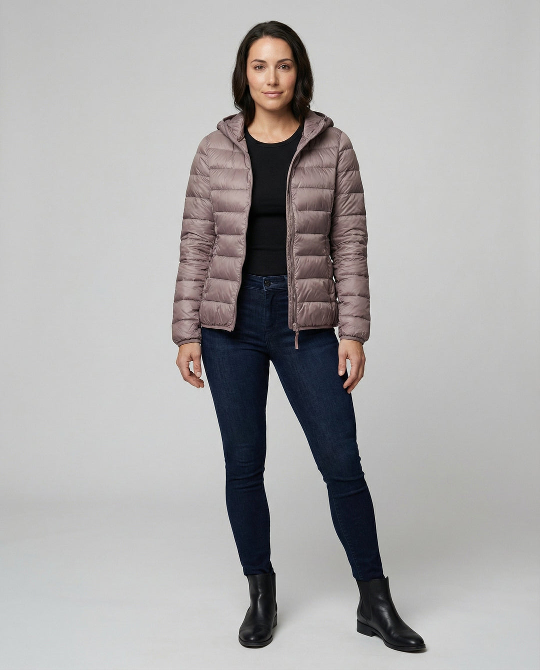 Ultra-light women's down jacket