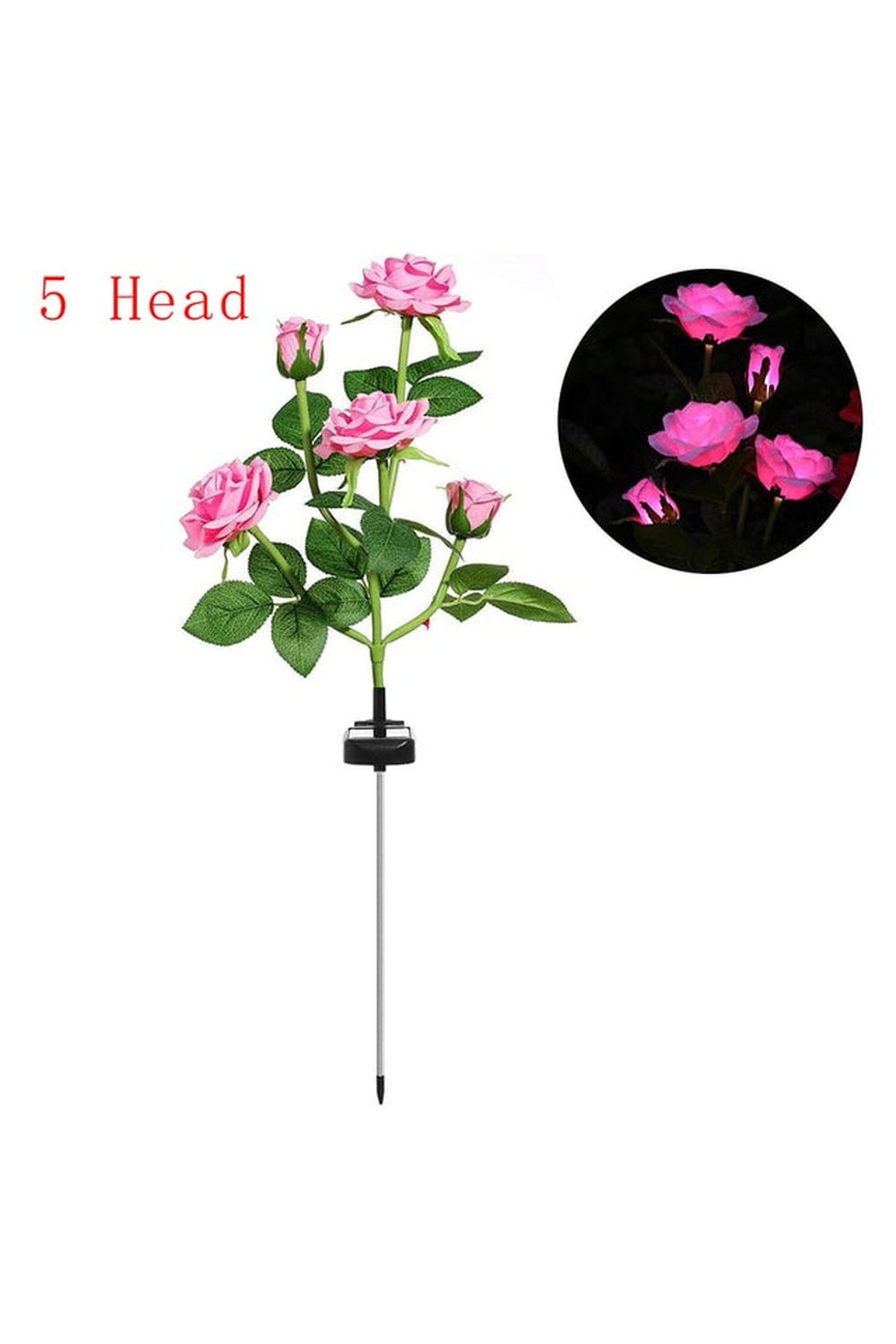 Solar LED Flower Lamp