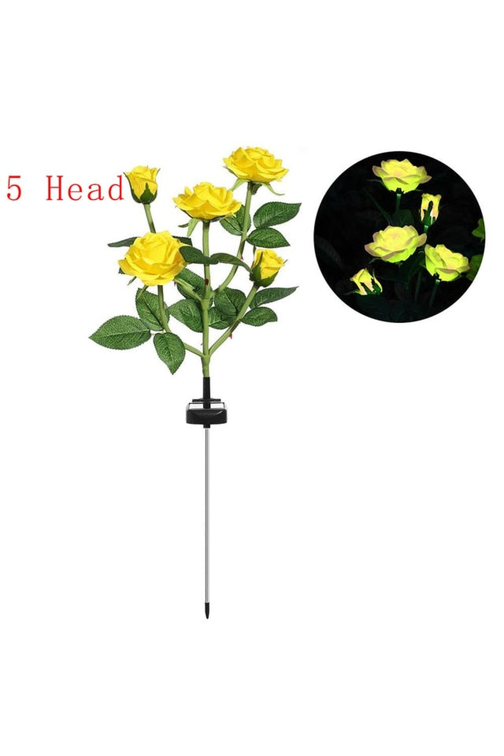 Solar LED Flower Lamp