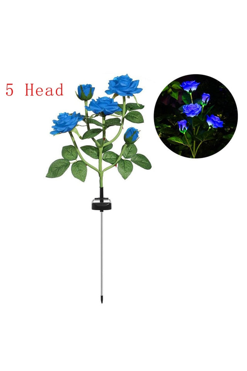 Solar LED Flower Lamp