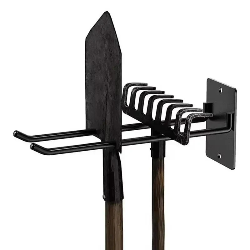 House Growers | Wall Mount for Garden Tools | Robust Tool Holder Made of Steel | Space-Saving Organizer for Garage, Cellar & Workshop