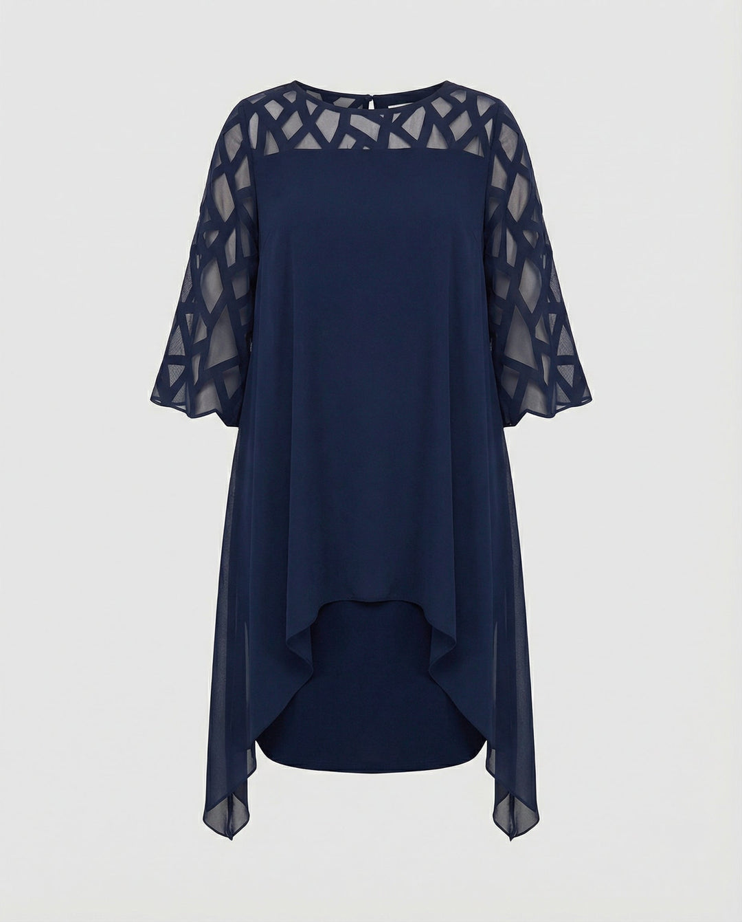Elegant plus size midi dress