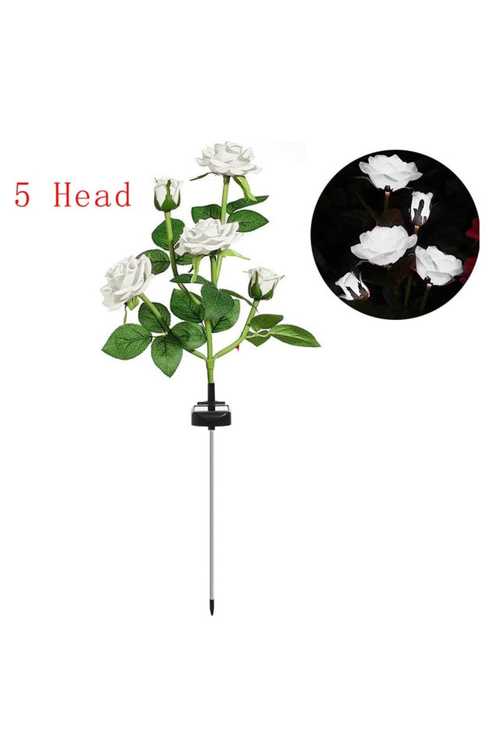 Solar LED Flower Lamp