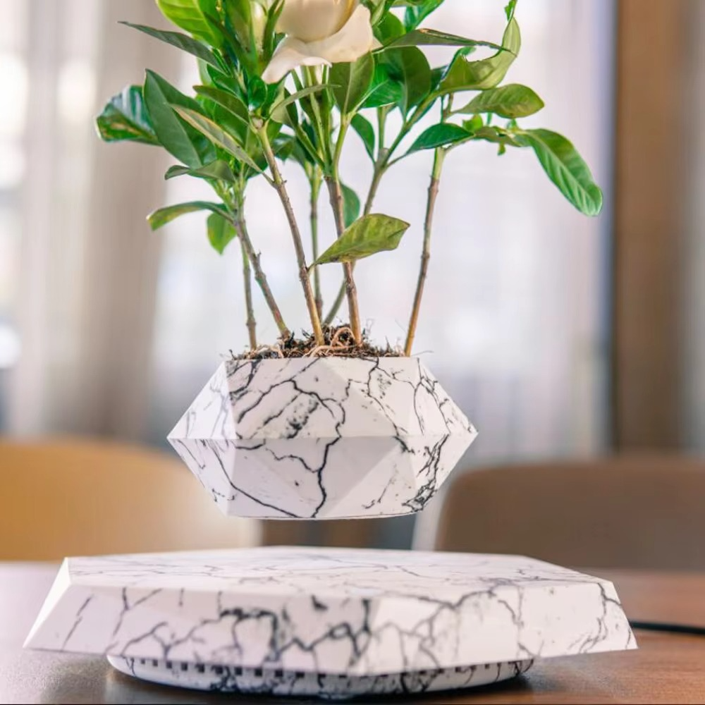 Happy Growers | Levitating Plant Pot – Magnetic Floating Planter
