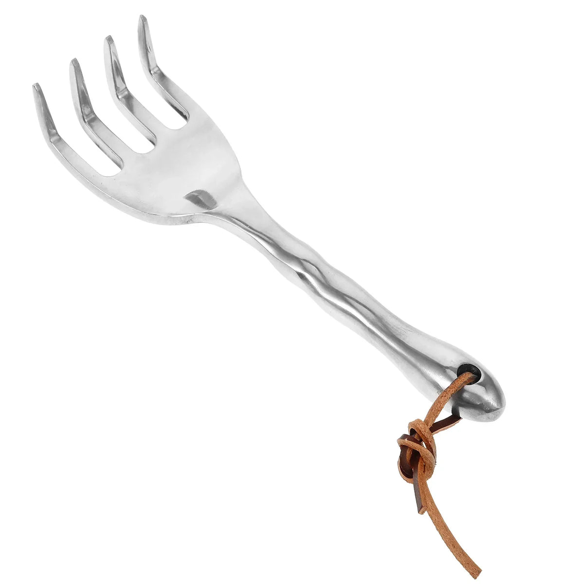 Happy Growers | Floravix Mini Garden Hand Rake | Lightweight & Durable | For Weeding, Digging & Soil Loosening | 20.5 cm Length