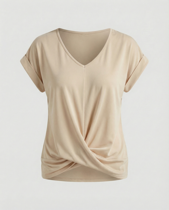 Elegant Women's V-Neck Blouse