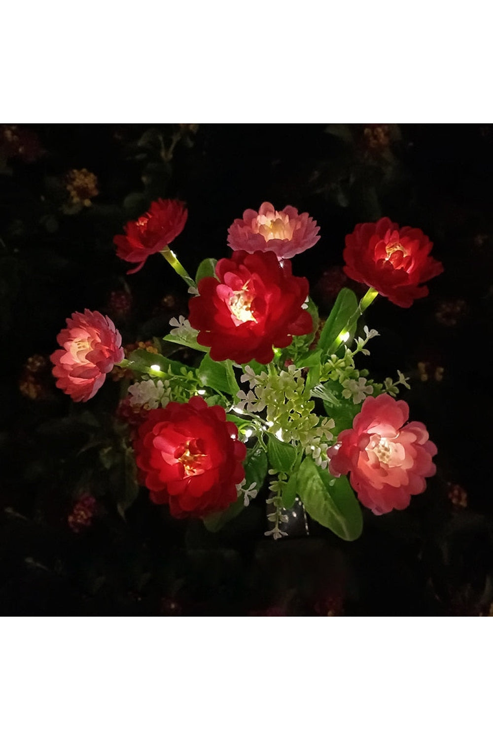Solar LED Flower Lamp