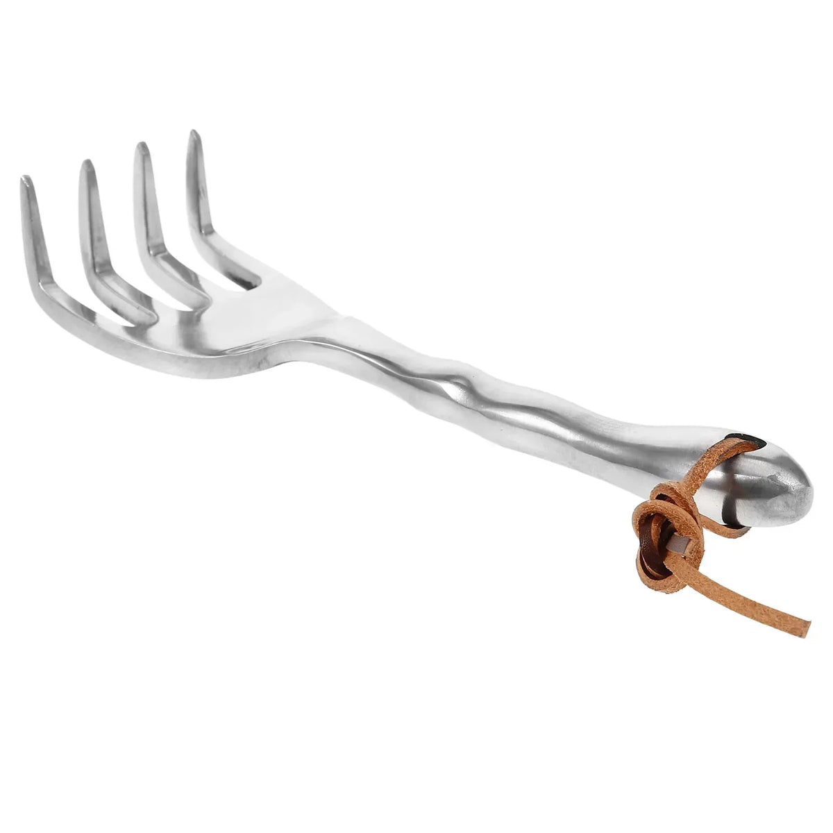 Happy Growers | Floravix Mini Garden Hand Rake | Lightweight & Durable | For Weeding, Digging & Soil Loosening | 20.5 cm Length