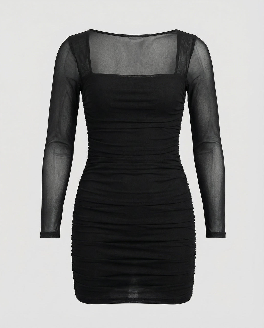 Elegant Figure-Hugging Winter Dress for Women